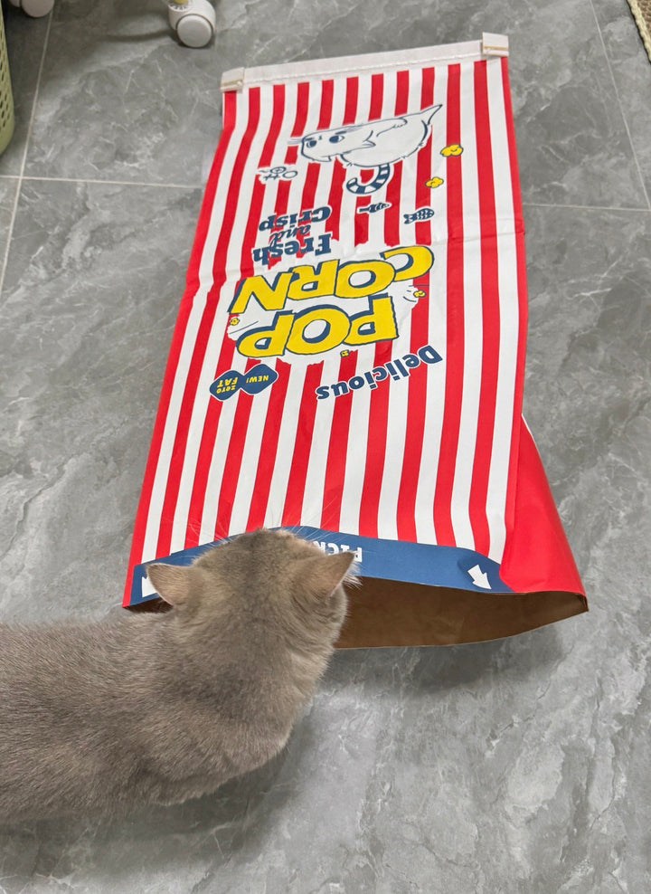 クラフト紙製 ねこかくれんぼ袋