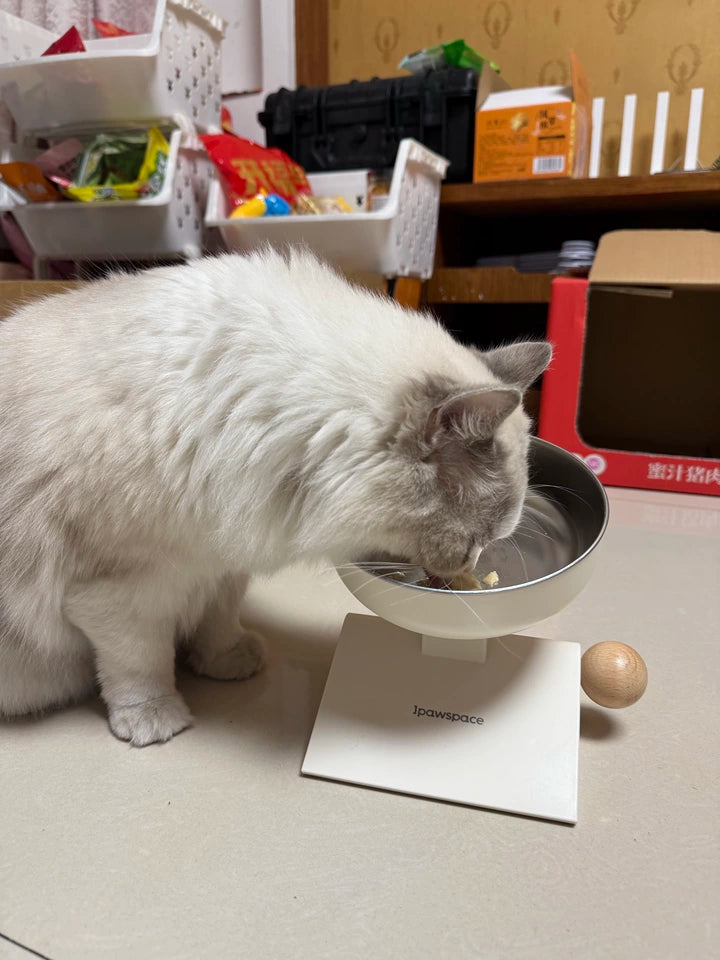 高さ・角度調整 猫用食器台